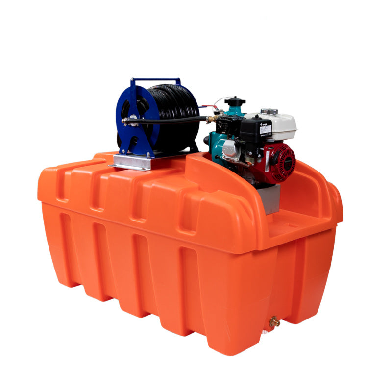 Polymaster Fire Fighting Unit 800L with 5.5HP Pump and Hose Reel