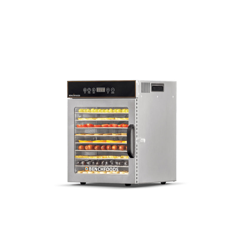 Benchfoods 10CUDG 10 Tray Dehydrator Front-Side View