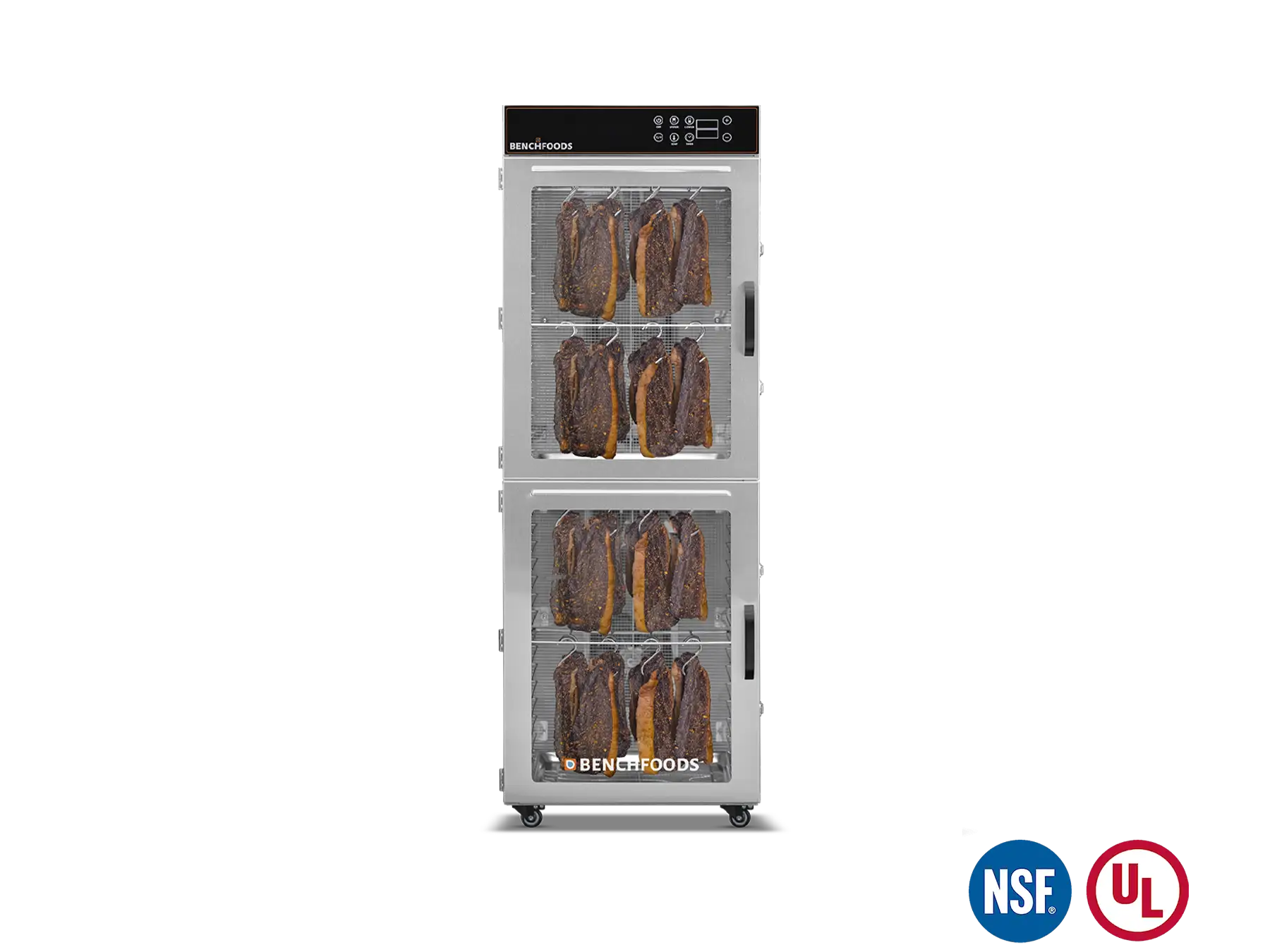 Benchfoods 32 Tray Vertical Commercial Food Dehydrator, CUDG biltong front open