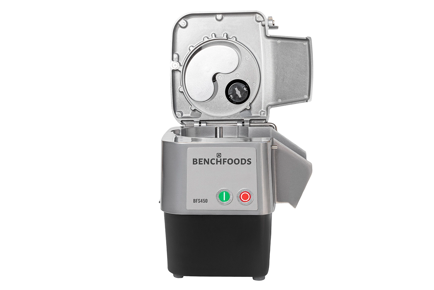 Commercial All-In-One Food Slicer, open view