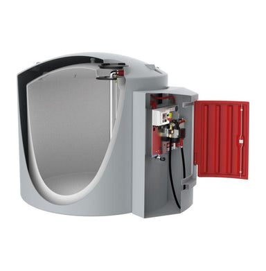 Polymaster self bunded diesel tank cutaway showing double wall construction