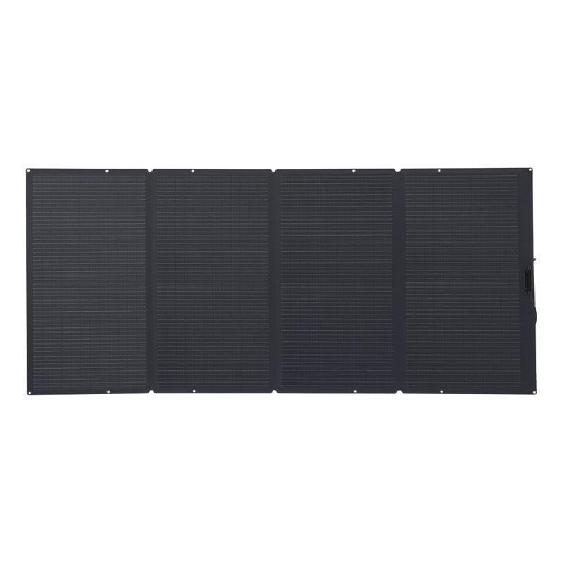 EcoFlow 400W Solar Panel Black 400W Straight Front View