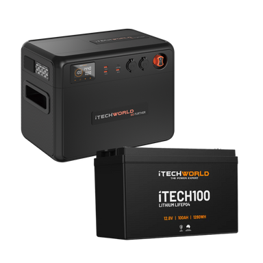 Dual Battery System 100Ah GoFurther with iTECH100