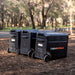iTechWorld PS3600 Pro Portable Lithium Power Station With Two EB3840 Expansion Batteries Back View Lifestyle Shot