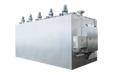 Industrial dehydrator 10 trolley rear view