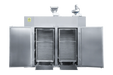 Industrial dehydrator 2 trolley open with trolleys