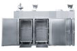 Industrial dehydrator 8 trolley front open view