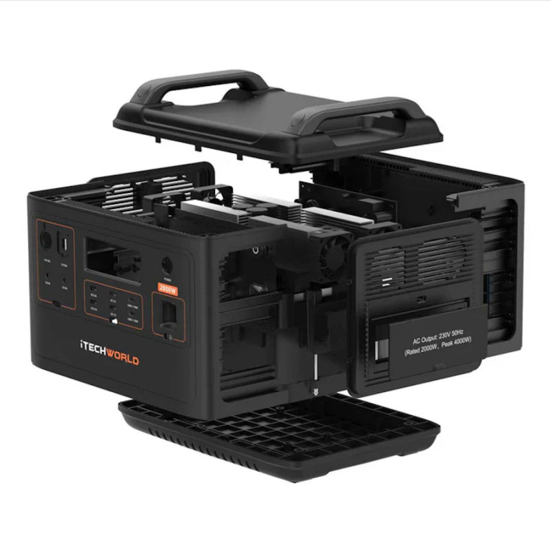 iTechWorld PS2000 Portable Lithium Power Station Inside View