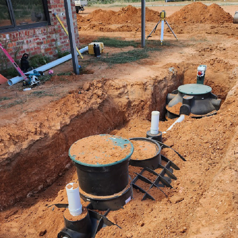 Polymaster Pump Station Set Up With Septic Tank