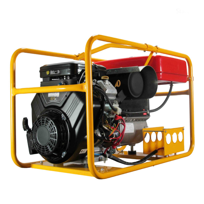 Powerlite PB120ET Portable Petrol Generator Front Corner View