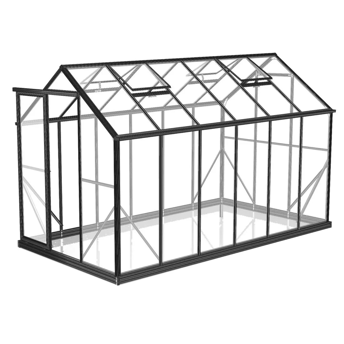 Winter Gardenz 6x12ft Greenhouse 6mm Polycarbonate, product photo 1
